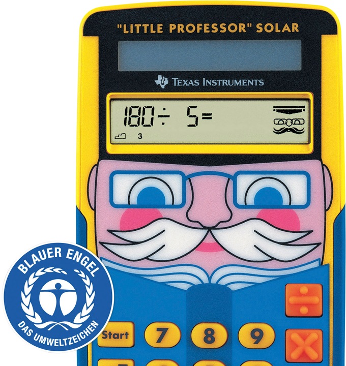 Actual product image TI little professor (Solar cells)