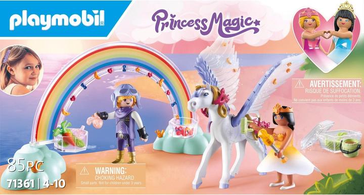 Produktbild Playmobil Himmlischer Pegasus mit Regenbogen (71361, Playmobil Princess)