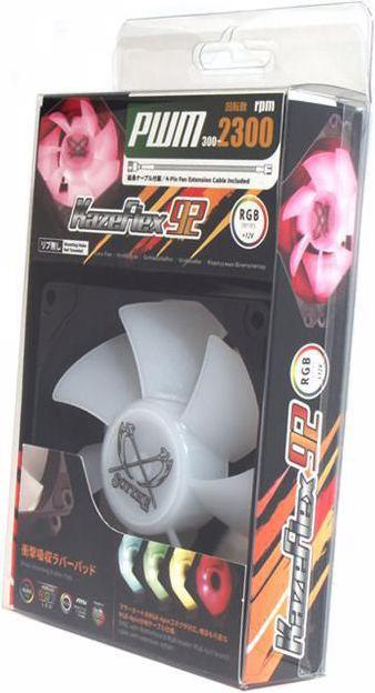 Actual product image Scythe PC fan Kaze Flex 92mm RGB PWM (92 mm, 1x)