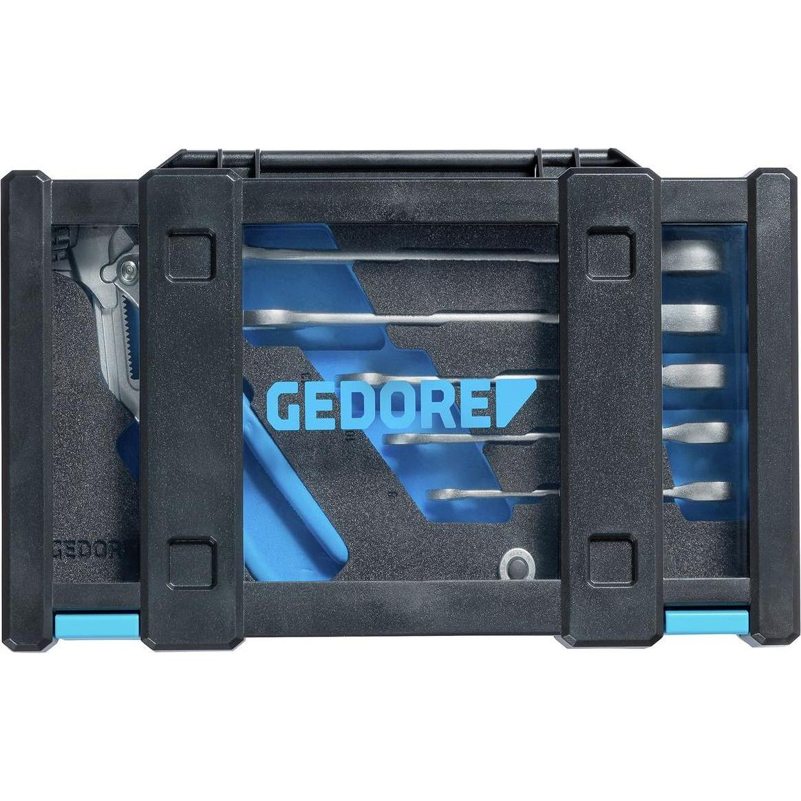 Gedore, Schraubenschlüssel, Ratschenschlüssel-Satz m.Zangenschlüssel