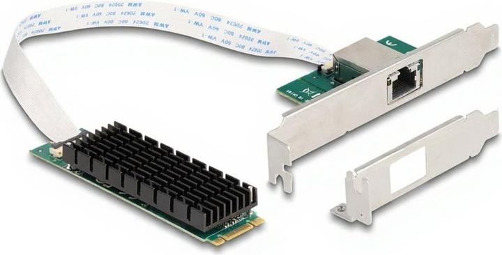 Delock M.2 Key B+M 1 x RJ45