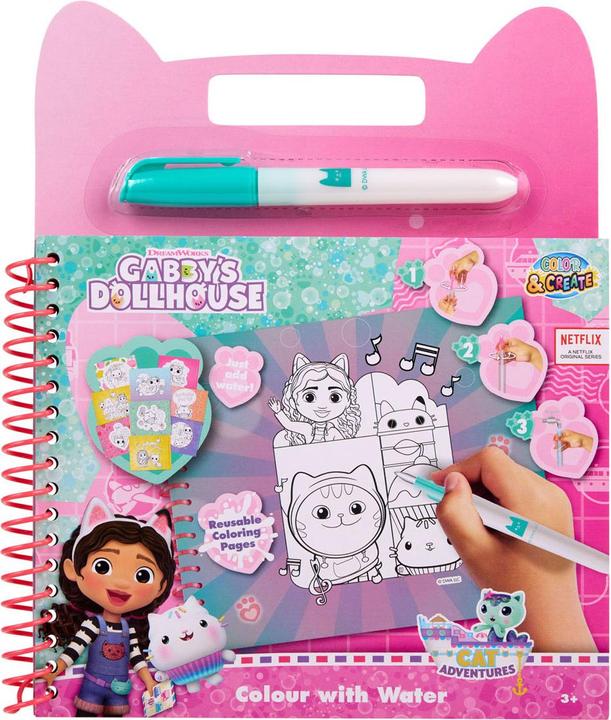 Produktbild Canenco Gabby's Dollhouse Wasser-Malbuch