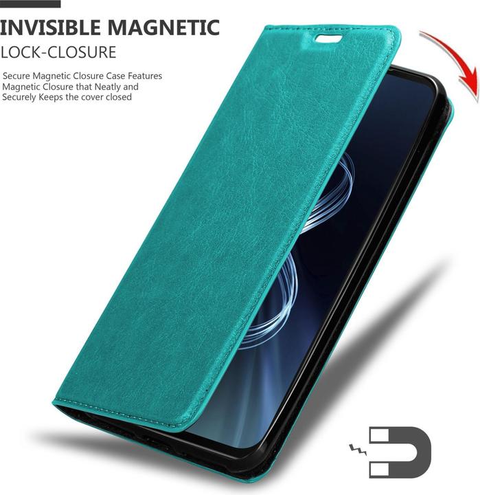 Productafbeelding Cadorabo Boek Invis. Magnetisch deksel (Asus Zenfone 8)