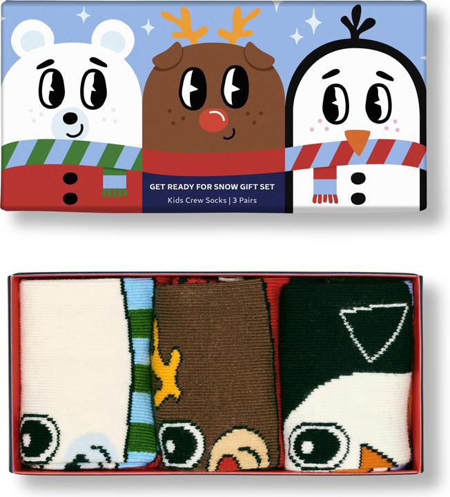 Produktbild Happy Socks Get Ready For Snow Gift Set (3er Pack, 22 - 24)