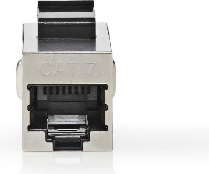 Produktbild Nedis Netzwerkkoppler | CAT6a / CAT7 | Geschirmt | RJ45 Buchse | RJ45 Buchse | Gerade | Metall | Box (Netzwerk Kupplung)