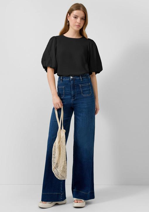 Immagine prodotto s.Oliver Kurzarmbluse mit voluminösem Puffarm (38)