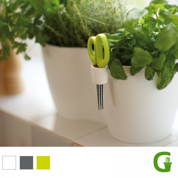 Actual product image Elho Herb pot Brussels Duo Large incl. scissors