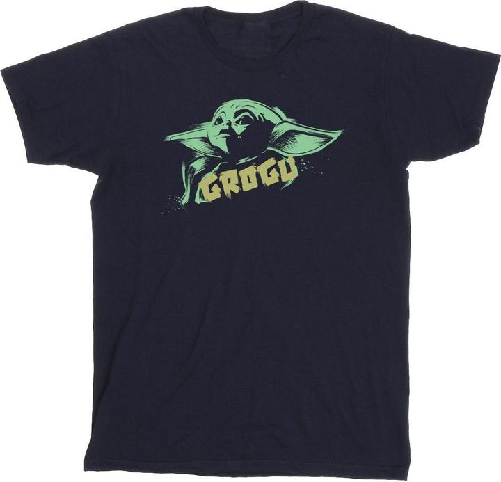 Image du produit Star Wars - T-shirt THE MANDALORIAN GROGU THE CHILD SPLAT - Fille (116)