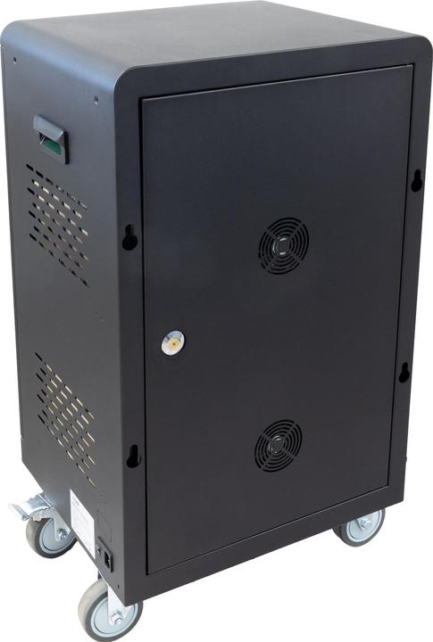 Immagine prodotto InLine ® mobiler Ladeschrank, 32x USB-C, 2000W, PD3, QC5, abschliessbar, schwarz (32 porte)