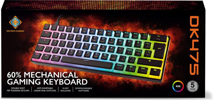 Produktbild Deltaco GAM-075V2 (Skandinavisch, Kabelgebunden)