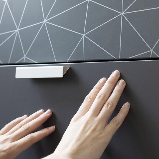 Actual product image D-C-Fix Adhesive film uni silk matt anthracite 67.5x200 cm