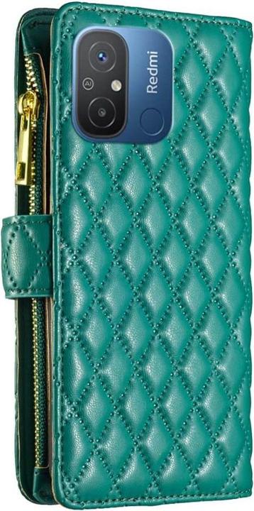 Produktbild Binfen Color Xiaomi Redmi 12C - BINFEN Brieftaschen Hülle grün (Xiaomi Redmi 12C)