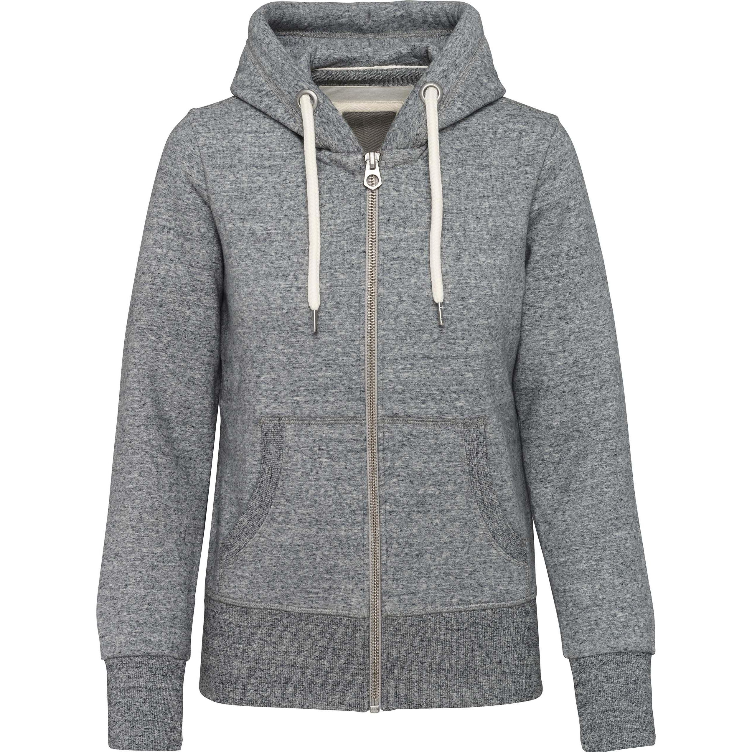 Kariban, Damen, Pullover, Vintage, Grau, (XXL)