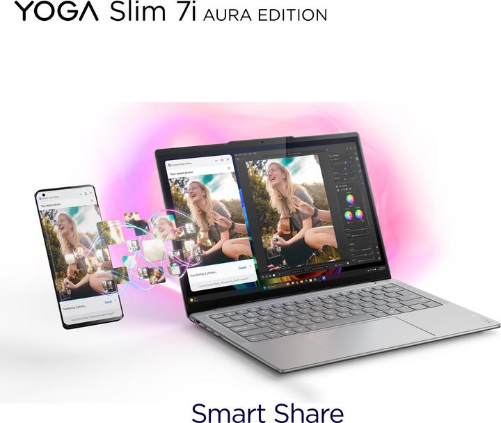 Actual product image Lenovo Yoga Slim 7 14ILL10 Copilot+ PC (14", 1000 GB, 32 GB, IT)
