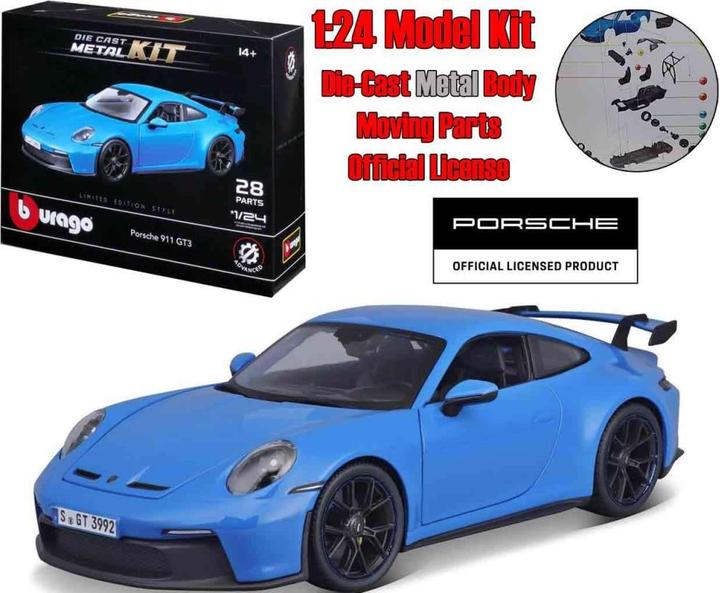 Actual product image Bburago MODEL KIT PORSCHE 911 GT3 1:24