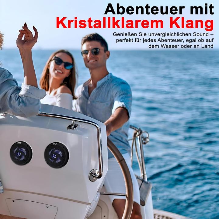 Produktbild Pyle Outdoor Lautsprecher mit LED-Lichtern