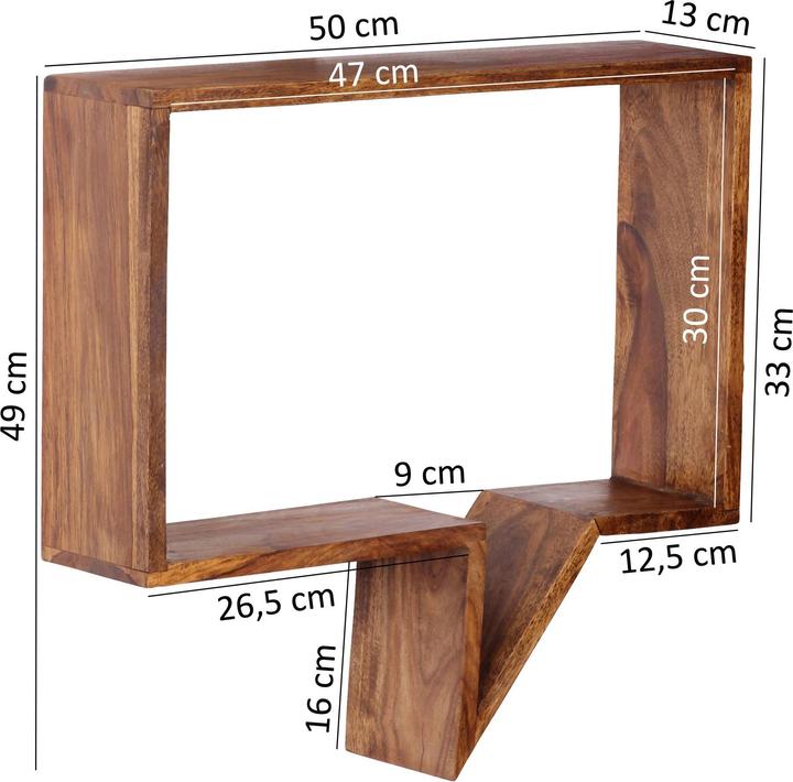 Produktbild Wohnling Mumbai (50 x 13 x 49 cm, 40 x 13 x 39 cm)