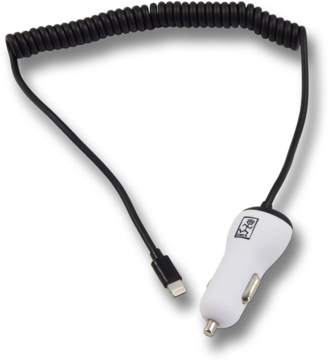 Immagine prodotto 2GO Caricabatterie da auto 12V/24V-MFI certificato-nero per iPhone e iPad