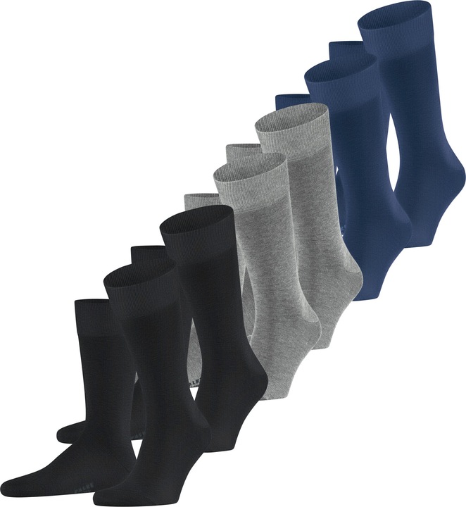 Produktbild Falke Happy 6-Pack Herren Socken (6er Pack, 47 - 50)