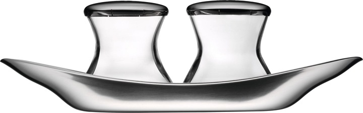 Produktbild WMF Salzstreuer 4,5cm Max & Moritz Glasbehälter Wagenfeld Edelstahl matt (Salz)