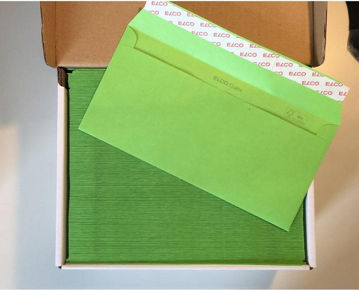 Productafbeelding Elco Couvert Color o/Window C5/6 18833.62 100g, groen 250 stuks (C5, 250 x)