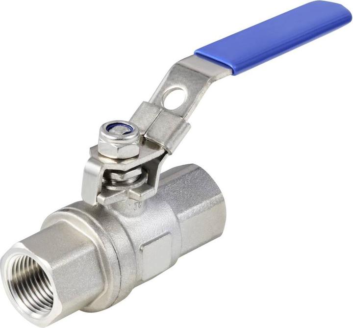 Immagine prodotto Tru Components TC-2PC-DN15-316 TC-12770348 Standard-Kugelhahn Innengewinde: G1/2