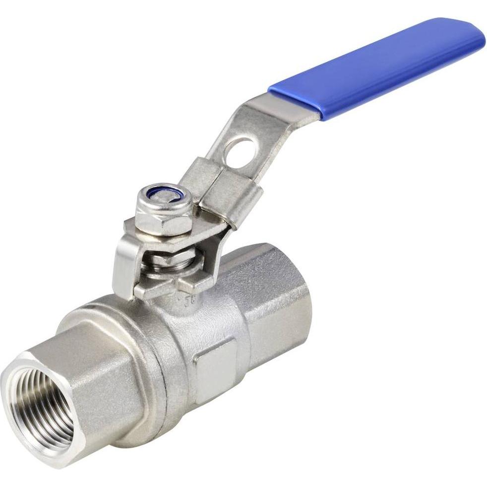 Tru Components, Ventil, TC-2PC-DN15-316 TC-12770348 Standard-Kugelhahn Innengewinde: G1/2