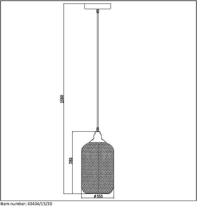 Actual product image Lucide Mesh (E27)