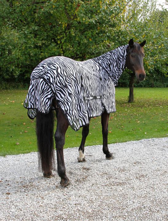 Productafbeelding Kerbl Vliegend tapijt zebra incl halsstuk (165 cm)