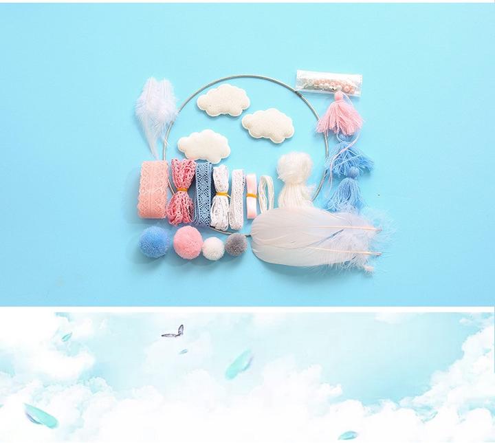 Produktbild Cover-Discount DIY Bastel-Set Traumfänger Dreamcatcher Wolken