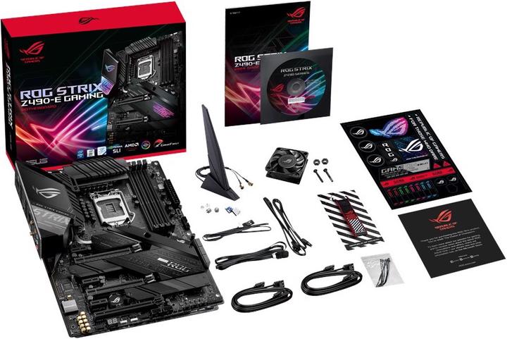 Produktbild ASUS ROG Strix Z490-E Gaming (LGA 1200, Intel Z490, ATX)