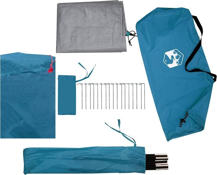 Produktbild vidaXL Familienzelt (Kuppelzelt, 8.90 kg, 6 Personen)