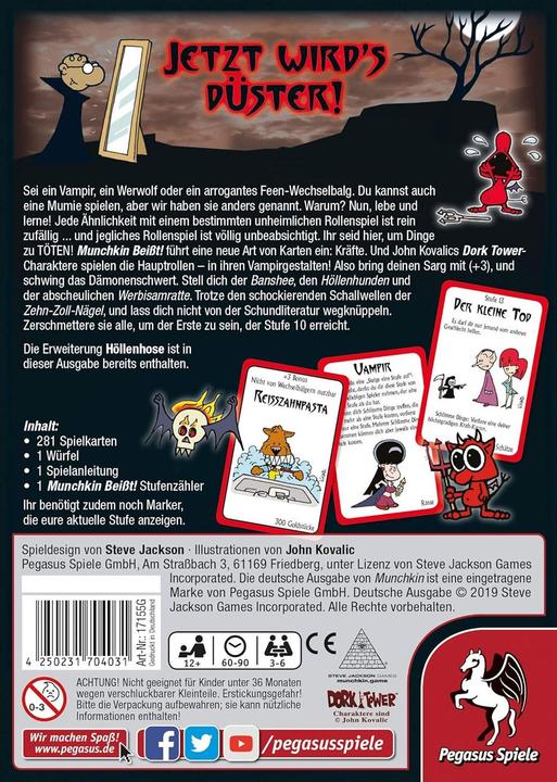 Image du produit Pegasus Munchkin mord! 1+2 (Allemand, 3 - 6 Joueur)