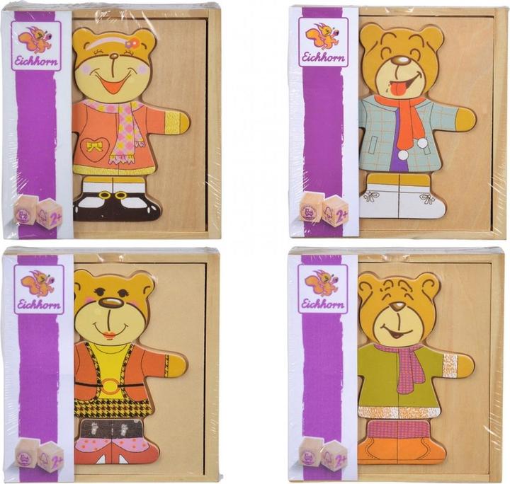 Actual product image Eichhorn Houten Puzzel Beer, 20st. (20 pieces)