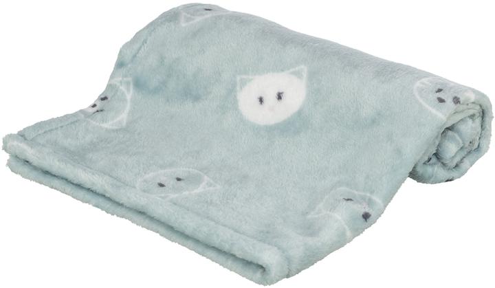 Trixie Mimi blanket, soft plush, 70 × 50 cm, sage (Chat)