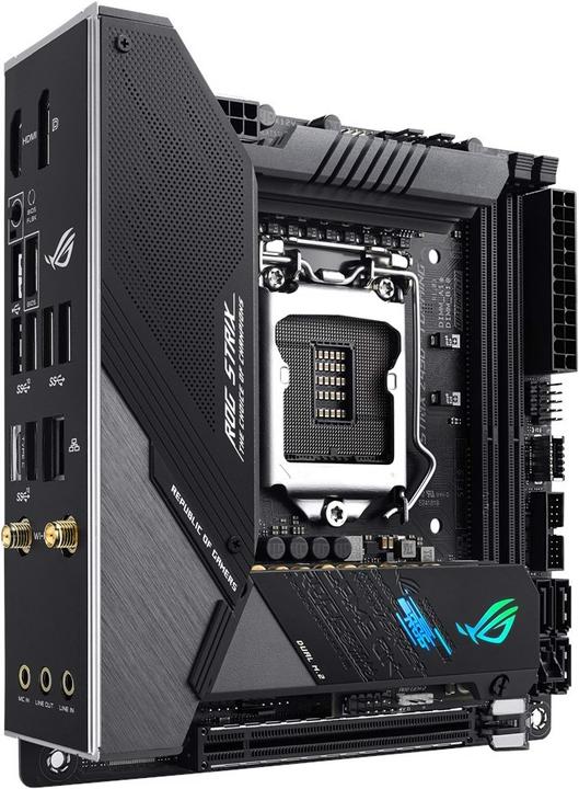 Produktbild ASUS ROG Strix Z490-I Gaming (LGA 1200, Intel Z490, Mini-ITX)