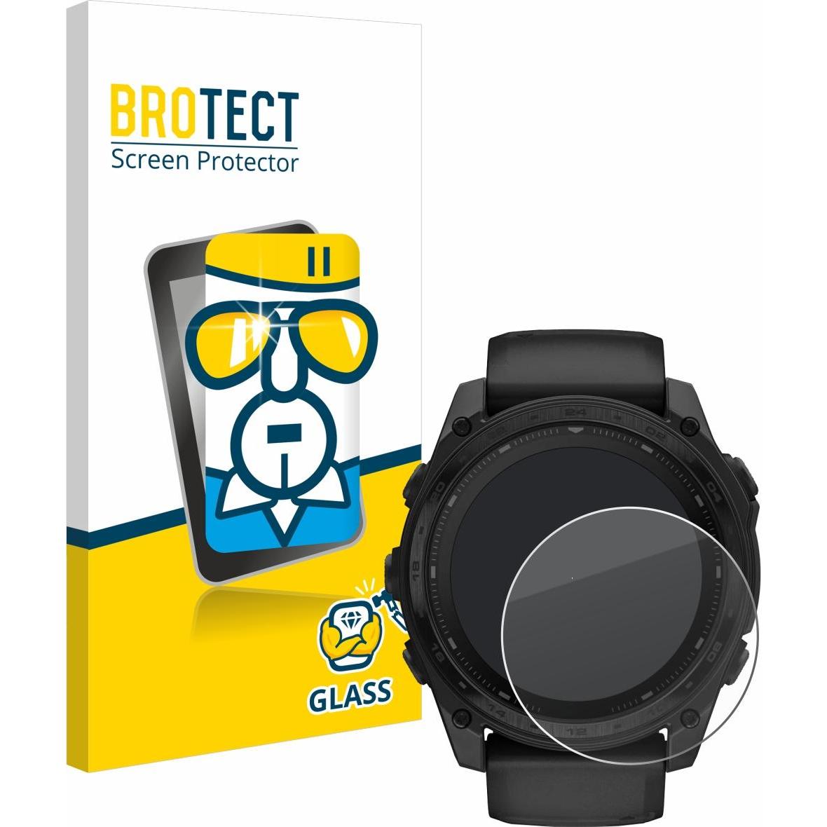 BROTECT Panzerglas Displayschutz 9H Schutzglas Glas Klar Transparent, Smartwatch Schutzfolie, Transparent