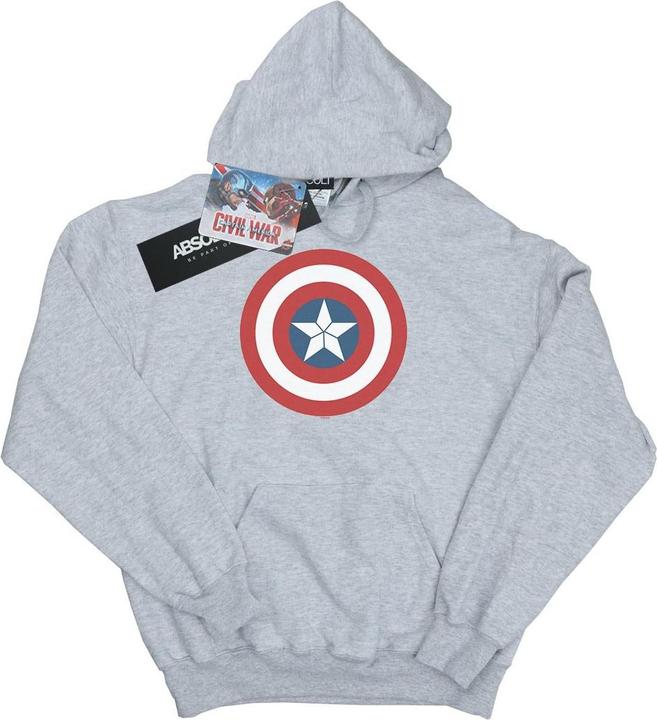 Produktbild Captain America Civil War Shield Kapuzenpullover Jungen (128)