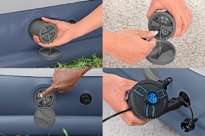 Immagine prodotto Bestway Letto ad aria Tritech Queen con pompa incorporata (152 x 203 cm)