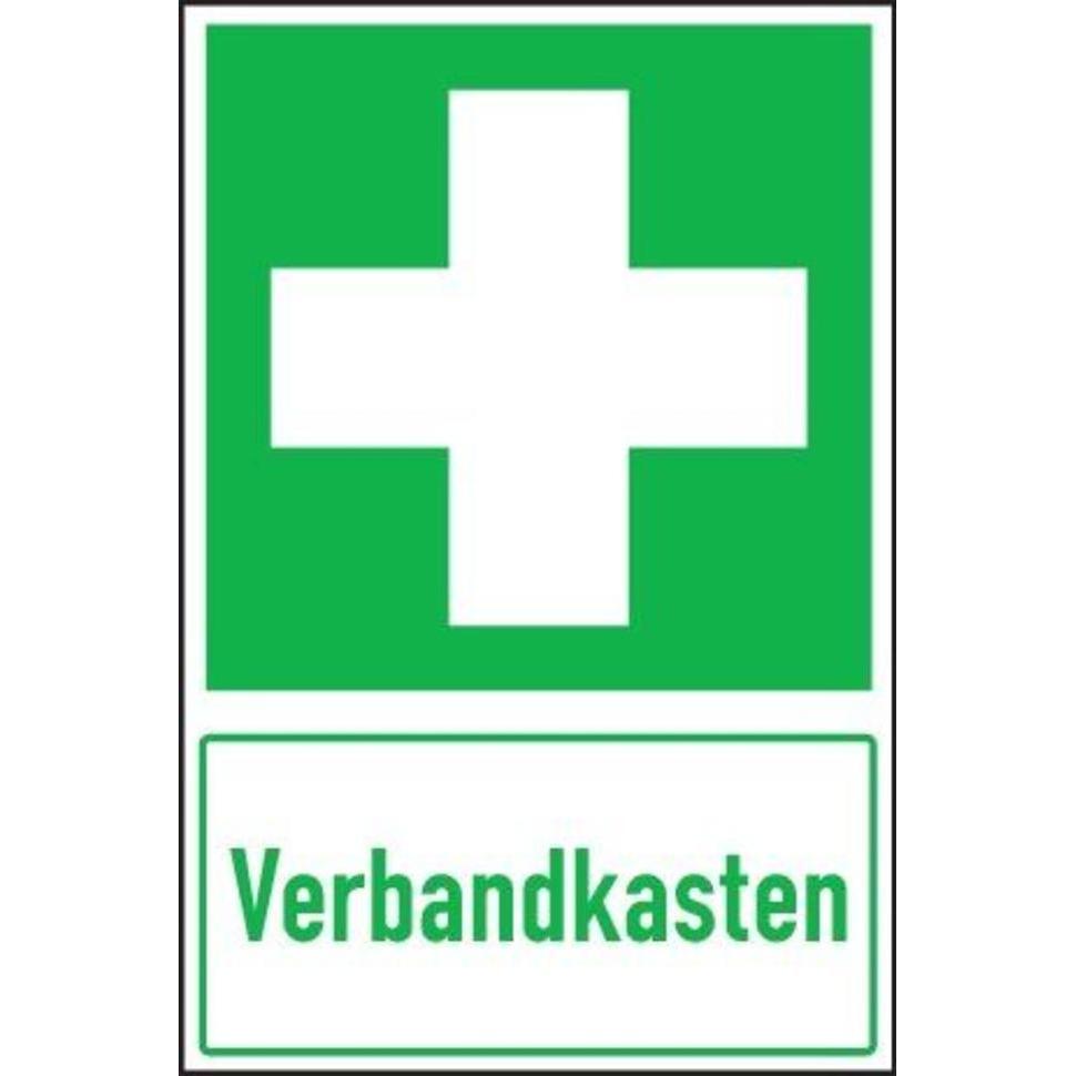 SafetyMarking, Sicherheitskennzeichnung, ErsteHilfeKombischild Erste Hilfe Verbandkasten