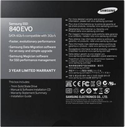 Actual product image Samsung 840 EVO Basic (120 GB, 2.5")