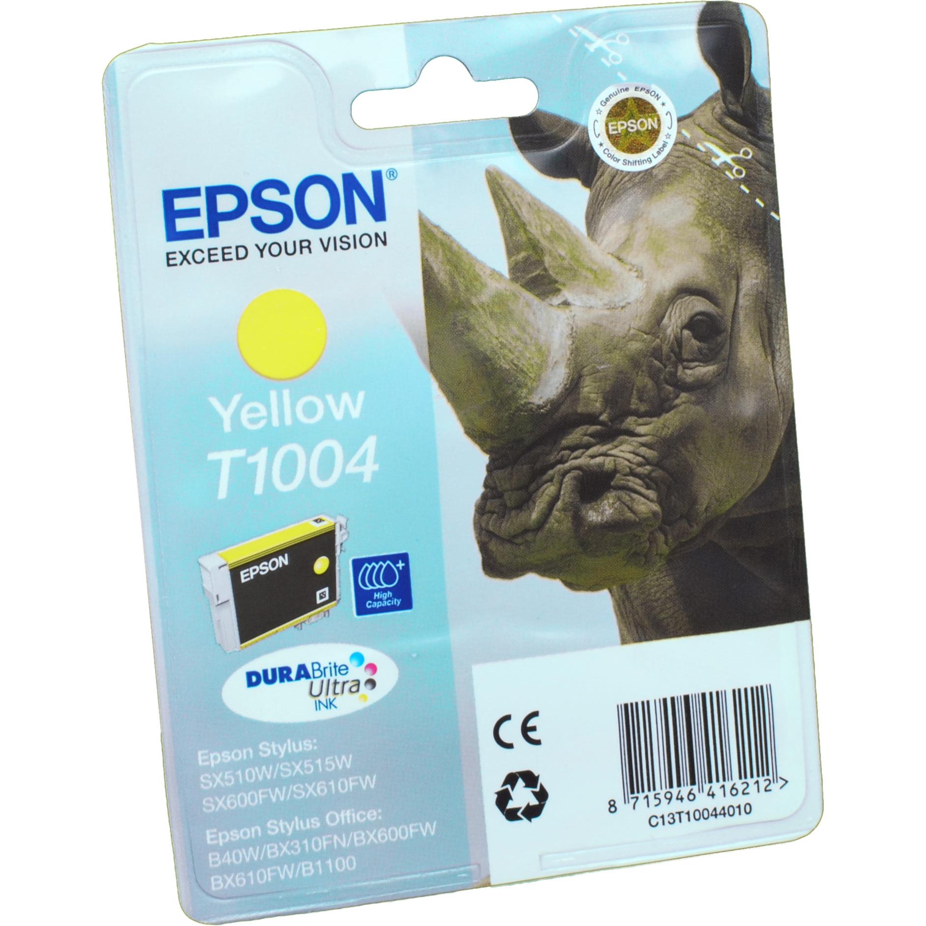 Epson, Druckerpatrone, T1004 DuraBrite Ultra (Y)