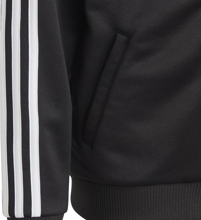 Produktbild adidas Kinder-Hoody mit durchgehendem Reissverschluss und Streifen (152)