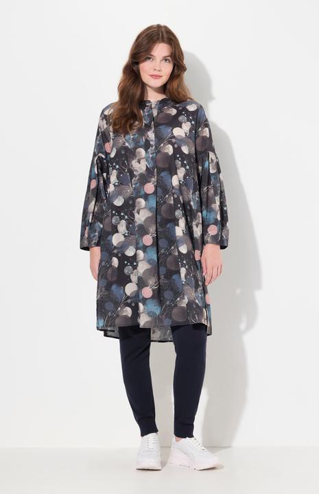 Produktbild Ulla Popken Longbluse, A-Linie, Rundhals, Langarm (50, 52)