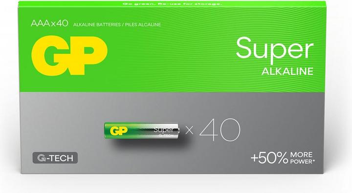 Immagine prodotto GP Batteries Batterie Micro (AAA) Batterie Super Alcaline Micro, 40pcs. (40 pz., AAA)