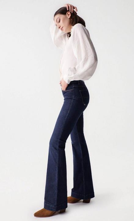 Actual product image Salsa Jeans Destiny Flare Push Up Dark Wash (W32/L34)