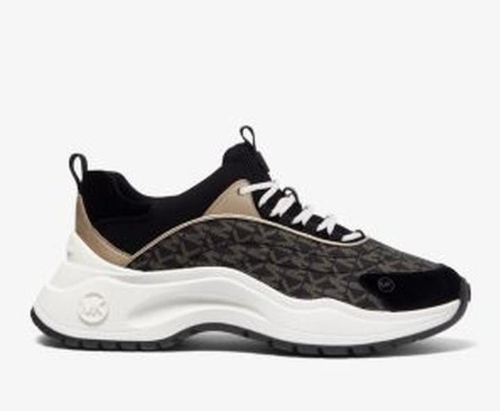 Michael Kors Dara Trainer Dames Sneakers - Black - Maat 37 (37)