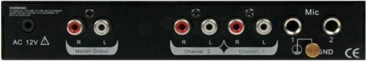 Actual product image HQ Power MIXER - 2 CHANNELS + USB INPUT