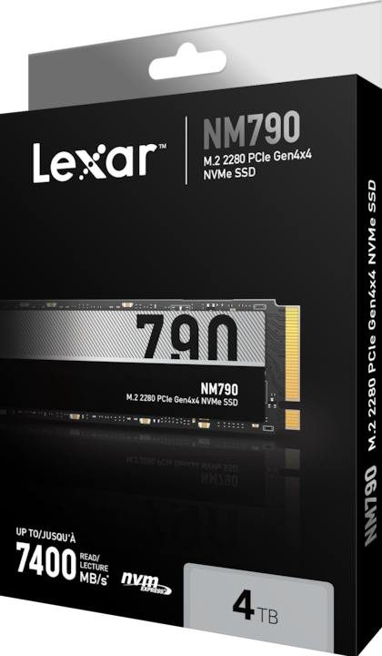 Image du produit Lexar NM790 (4000 Go, M.2 2280)