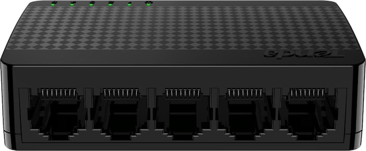 Produktbild Tenda SG105M Netzwerk-Switch Gigabit Ethernet (10/100/1000) Schwarz (5 Ports)